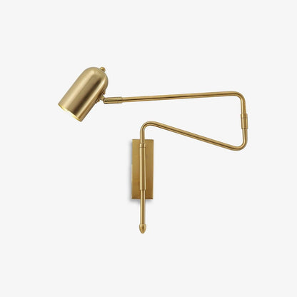 Brennware Adjustable Arm Reading Wall Lamp with Dimmable LED Light