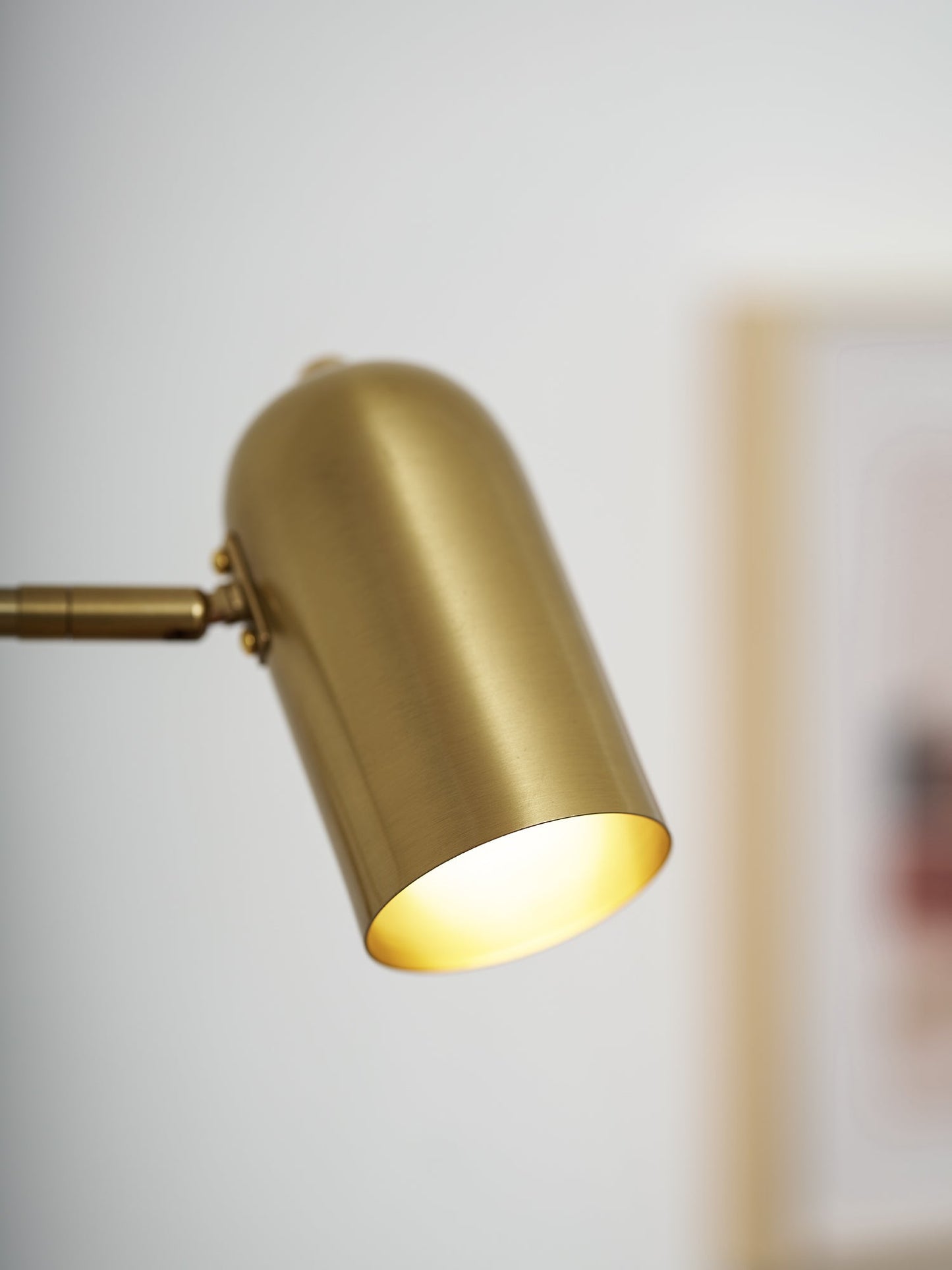 Adjustable Arm Wall Lamp with USB Charging and Dimmable LED Light