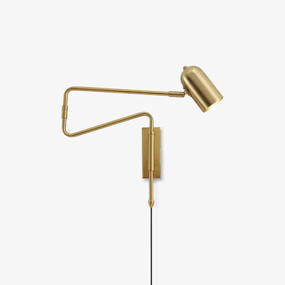 Adjustable Arm Wall Lamp with USB Charging and Dimmable LED Light