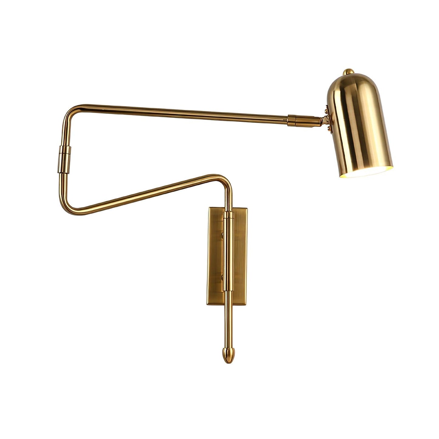 Brennware Adjustable Arm Reading Wall Lamp with Dimmable LED Light