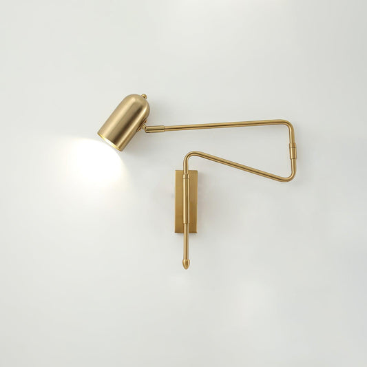 Brennware Adjustable Arm Reading Wall Lamp with Dimmable LED Light