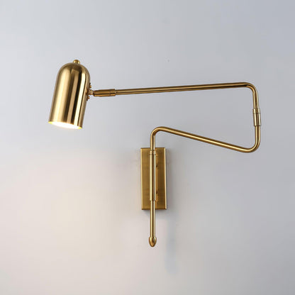 Brennware Adjustable Arm Reading Wall Lamp with Dimmable LED Light