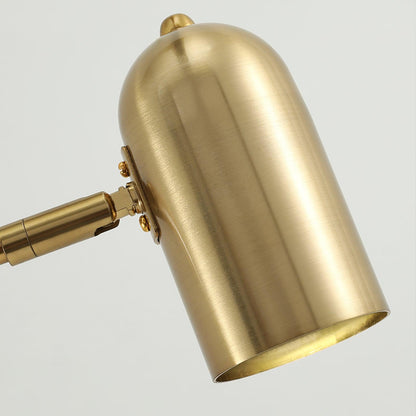 Adjustable Arm Wall Lamp with USB Charging and Dimmable LED Light