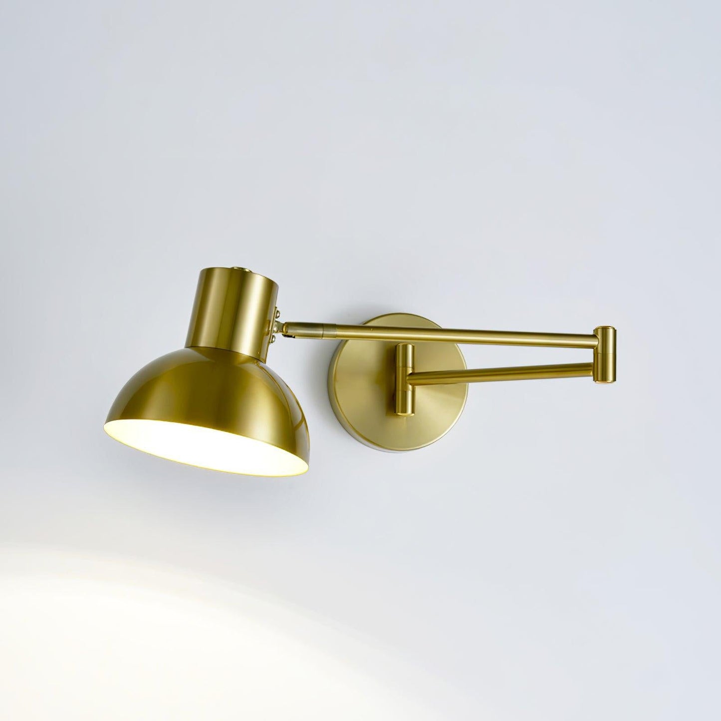 Brennware Adjustable Arm Reading Wall Lamp with Dimmable LED Light