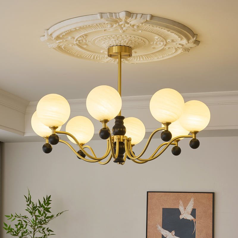 Aether Sphere Chandelier - Modern Design with Adjustable Brightness