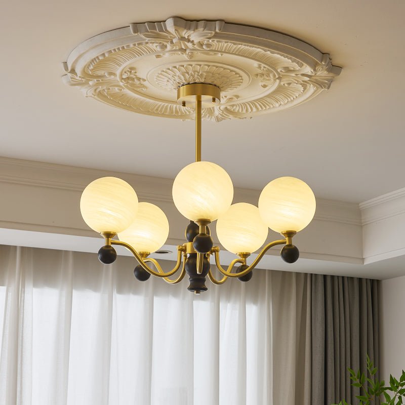 Aether Sphere Chandelier - Modern Design with Adjustable Brightness