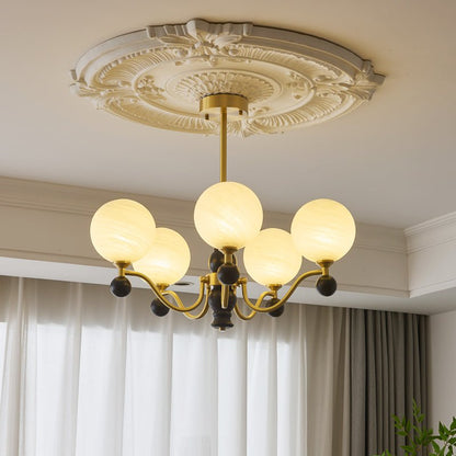 Aether Sphere Chandelier - Modern Design with Adjustable Brightness