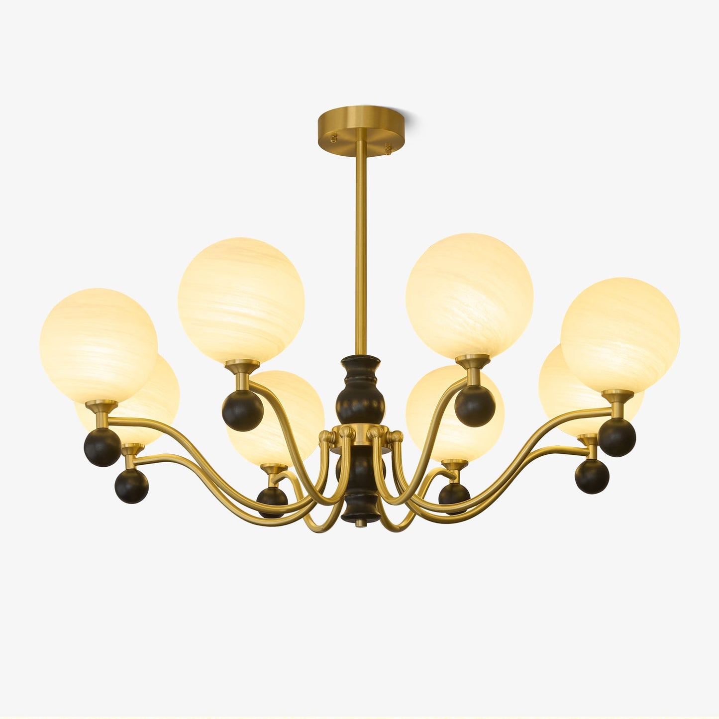 Aether Sphere Chandelier - Modern Design with Adjustable Brightness