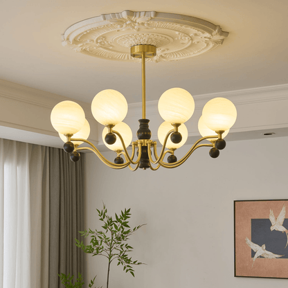 Aether Sphere Chandelier - Modern Design with Adjustable Brightness
