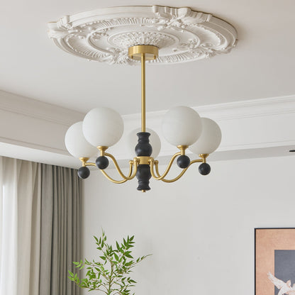 Aether Sphere Chandelier - Modern Design with Adjustable Brightness