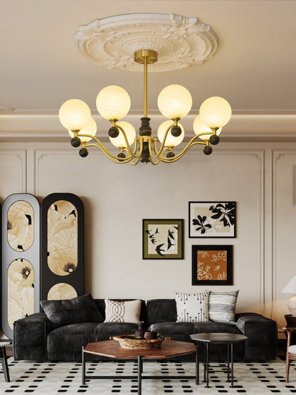 Aether Sphere Chandelier - Modern Design with Adjustable Brightness