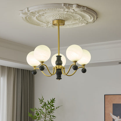 Aether Sphere Chandelier - Modern Design with Adjustable Brightness