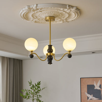 Aether Sphere Chandelier - Modern Design with Adjustable Brightness