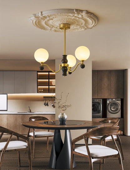 Aether Sphere Chandelier - Modern Design with Adjustable Brightness
