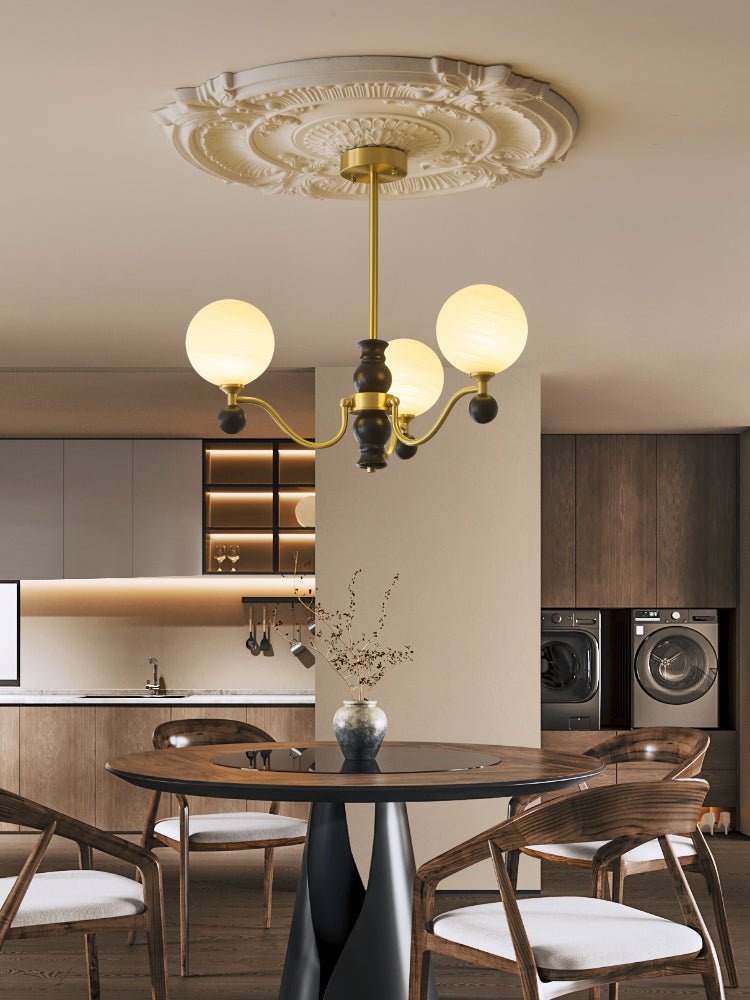 Aether Sphere Chandelier - Modern Design with Adjustable Brightness