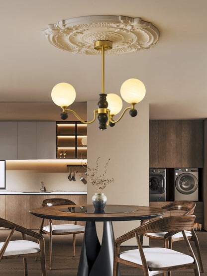 Aether Sphere Chandelier - Modern Design with Adjustable Brightness