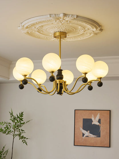 Aether Sphere Chandelier - Modern Design with Adjustable Brightness