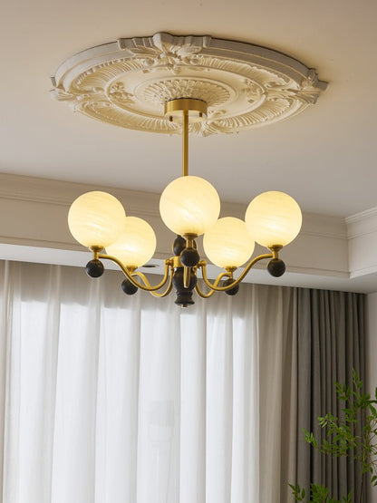 Aether Sphere Chandelier - Modern Design with Adjustable Brightness