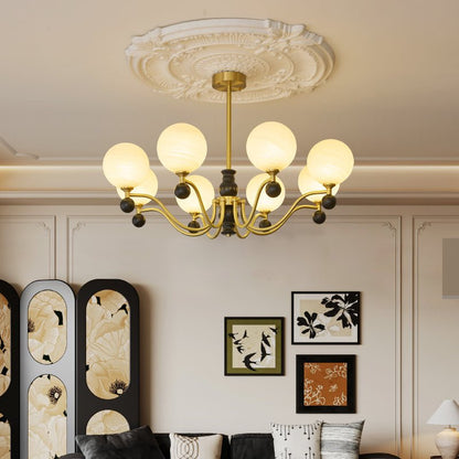 Aether Sphere Chandelier - Modern Design with Adjustable Brightness