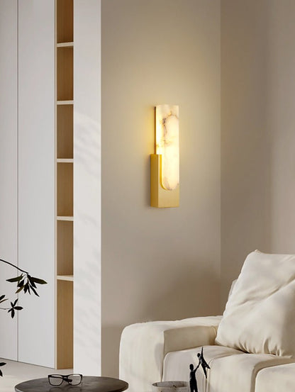 Agatha Alabaster Wall Lamp - Elegant Design, Soft Ambient Lighting