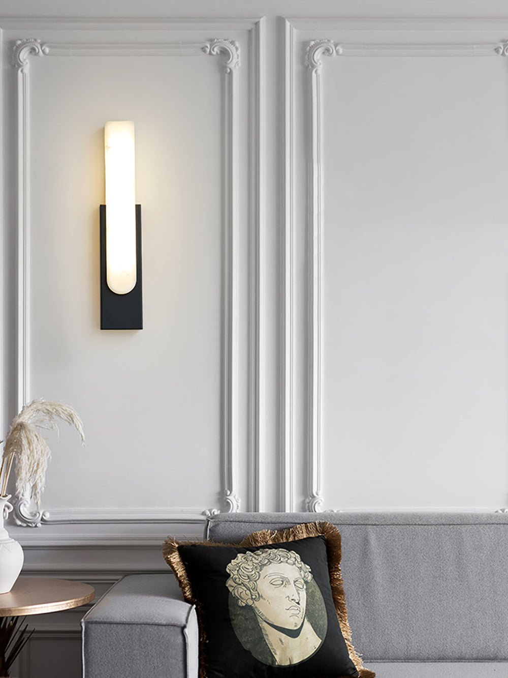 Agatha Alabaster Wall Lamp - Elegant Design, Soft Ambient Lighting