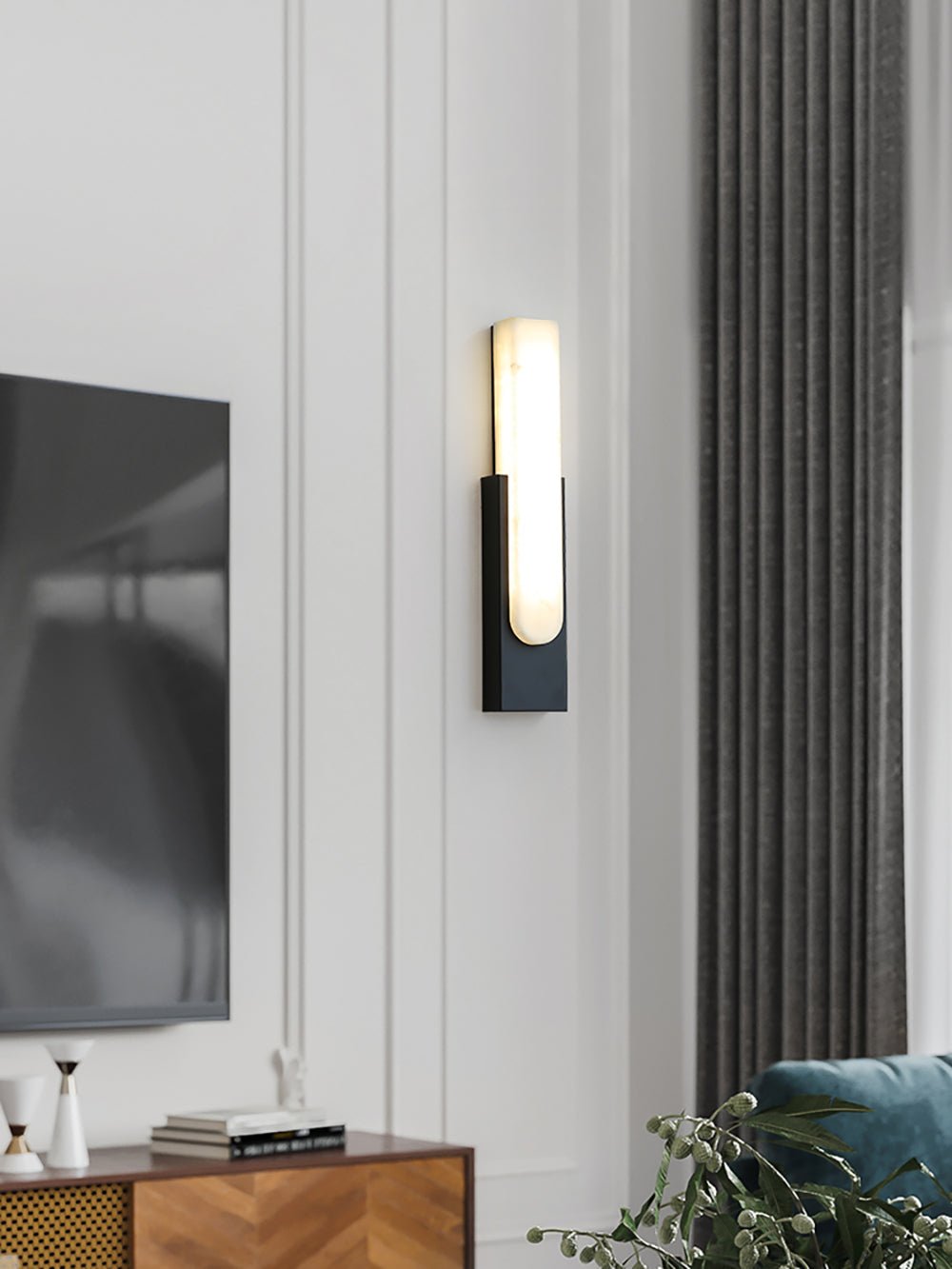 Agatha Alabaster Wall Lamp - Elegant Design, Soft Ambient Lighting