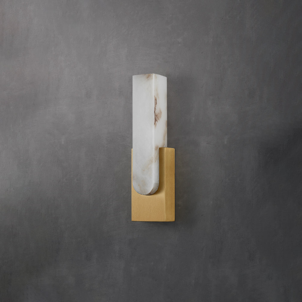 Agatha Alabaster Wall Lamp - Elegant Design, Soft Ambient Lighting