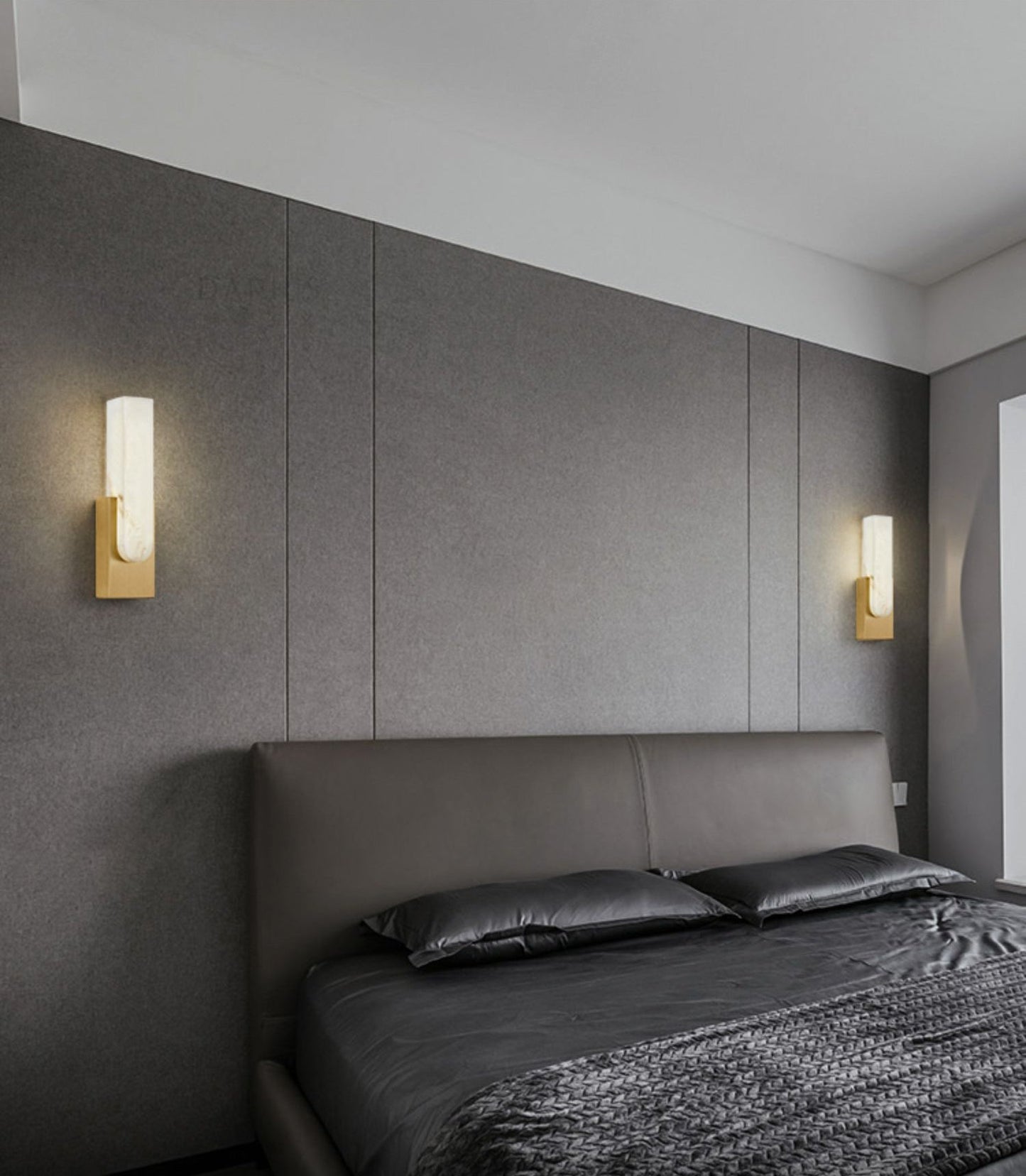 Agatha Alabaster Wall Lamp - Elegant Design, Soft Ambient Lighting