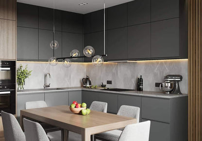 Air 73 Glass Pendant Lamp - Modern Design with Adjustable Height & LED
