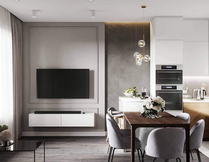 Air 73 Glass Pendant Lamp - Modern Design with Adjustable Height & LED