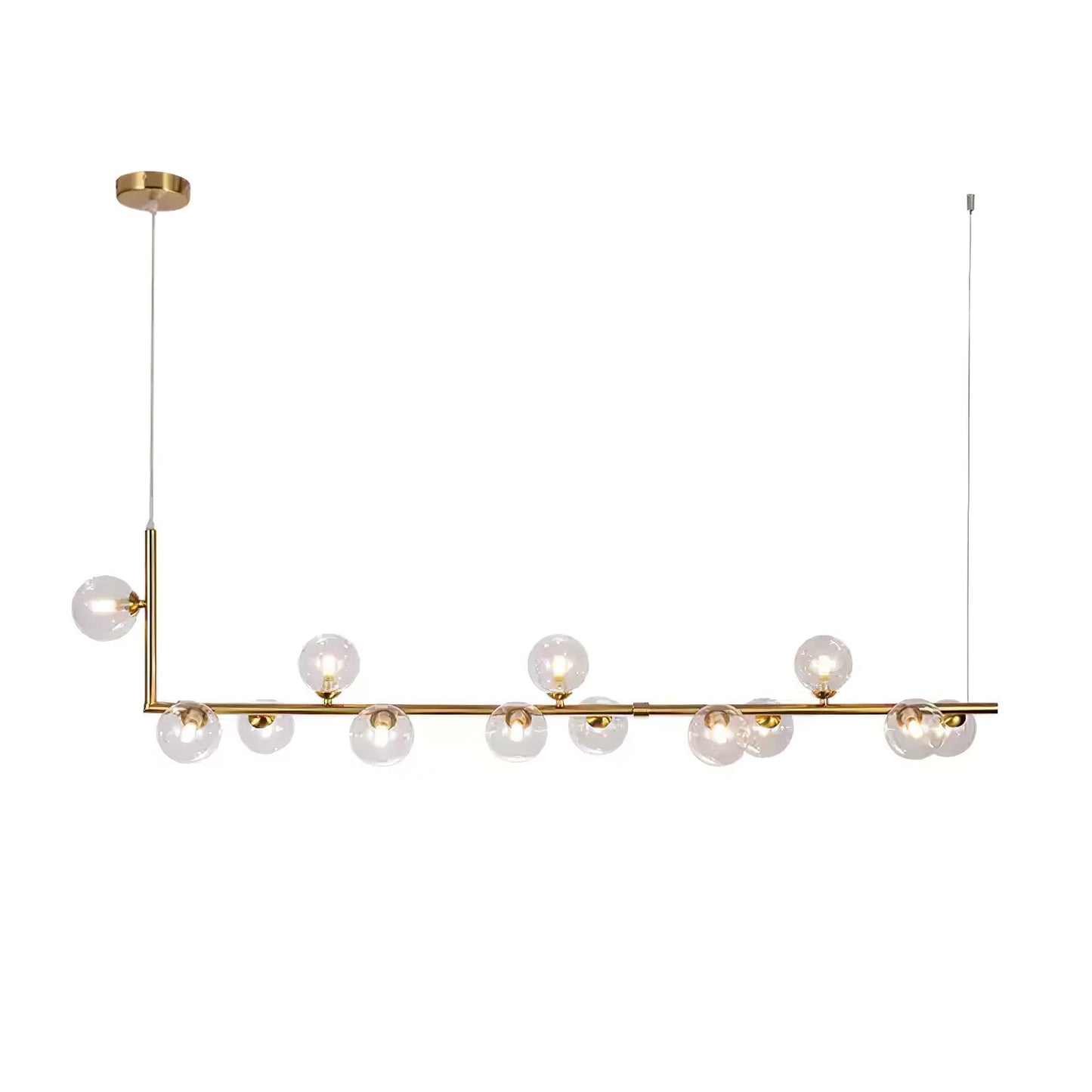 Air 73 Glass Pendant Lamp - Modern Design with Adjustable Height & LED