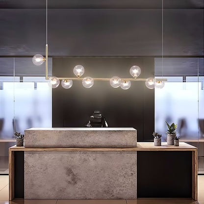 Air 73 Glass Pendant Lamp - Modern Design with Adjustable Height & LED