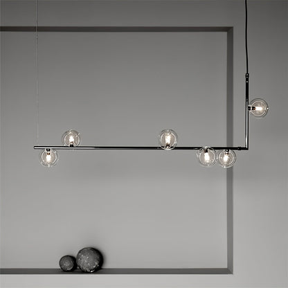 Air 73 Glass Pendant Lamp - Modern Design with Adjustable Height & LED