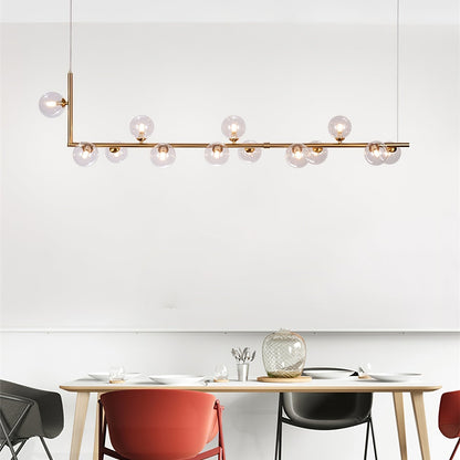 Air 73 Glass Pendant Lamp - Modern Design with Adjustable Height & LED