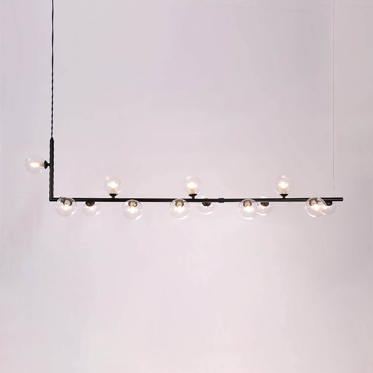 Air 73 Glass Pendant Lamp - Modern Design with Adjustable Height & LED
