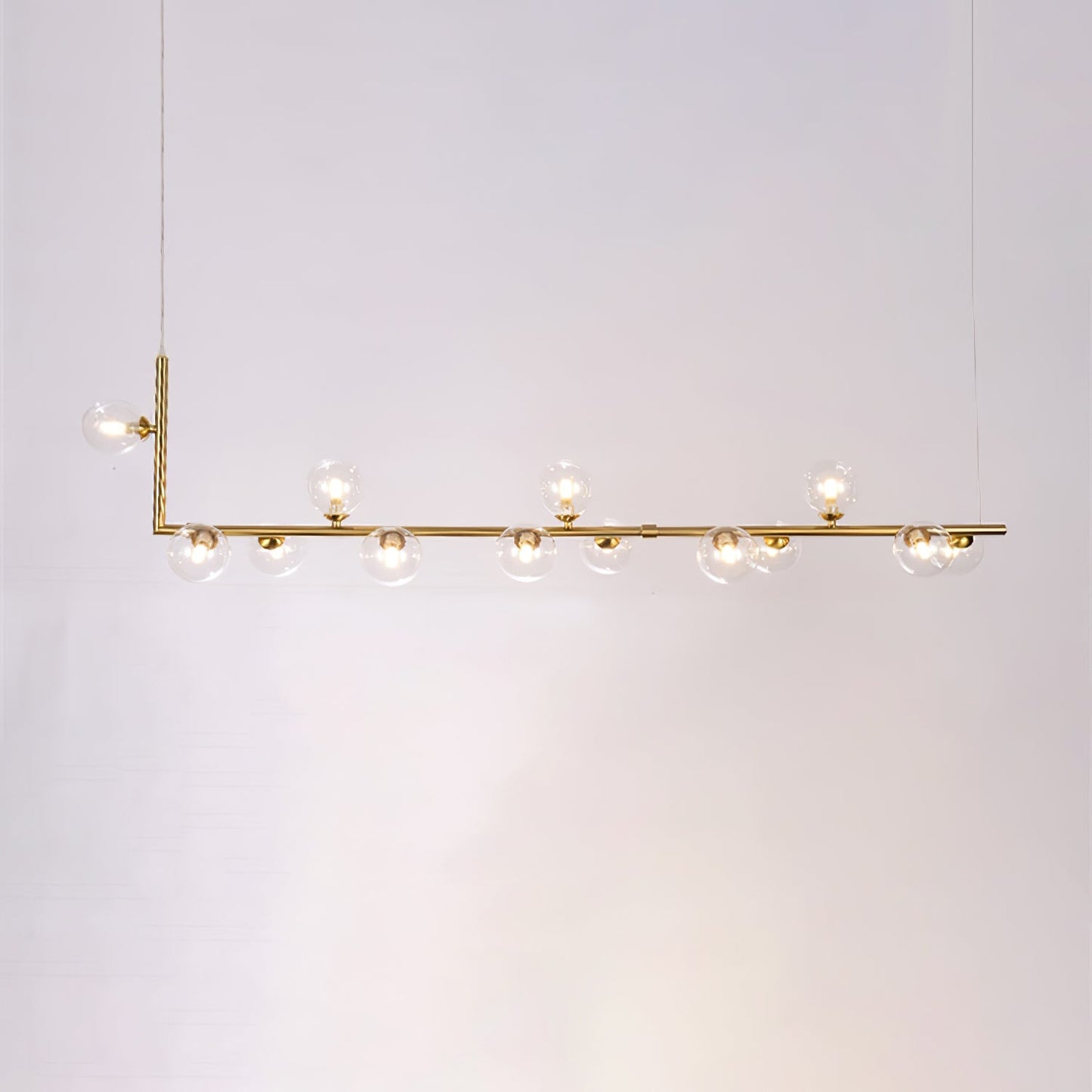 Air 73 Glass Pendant Lamp - Modern Design with Adjustable Height & LED