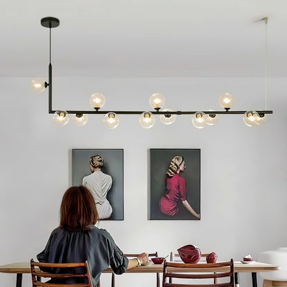 Air 73 Glass Pendant Lamp - Modern Design with Adjustable Height & LED