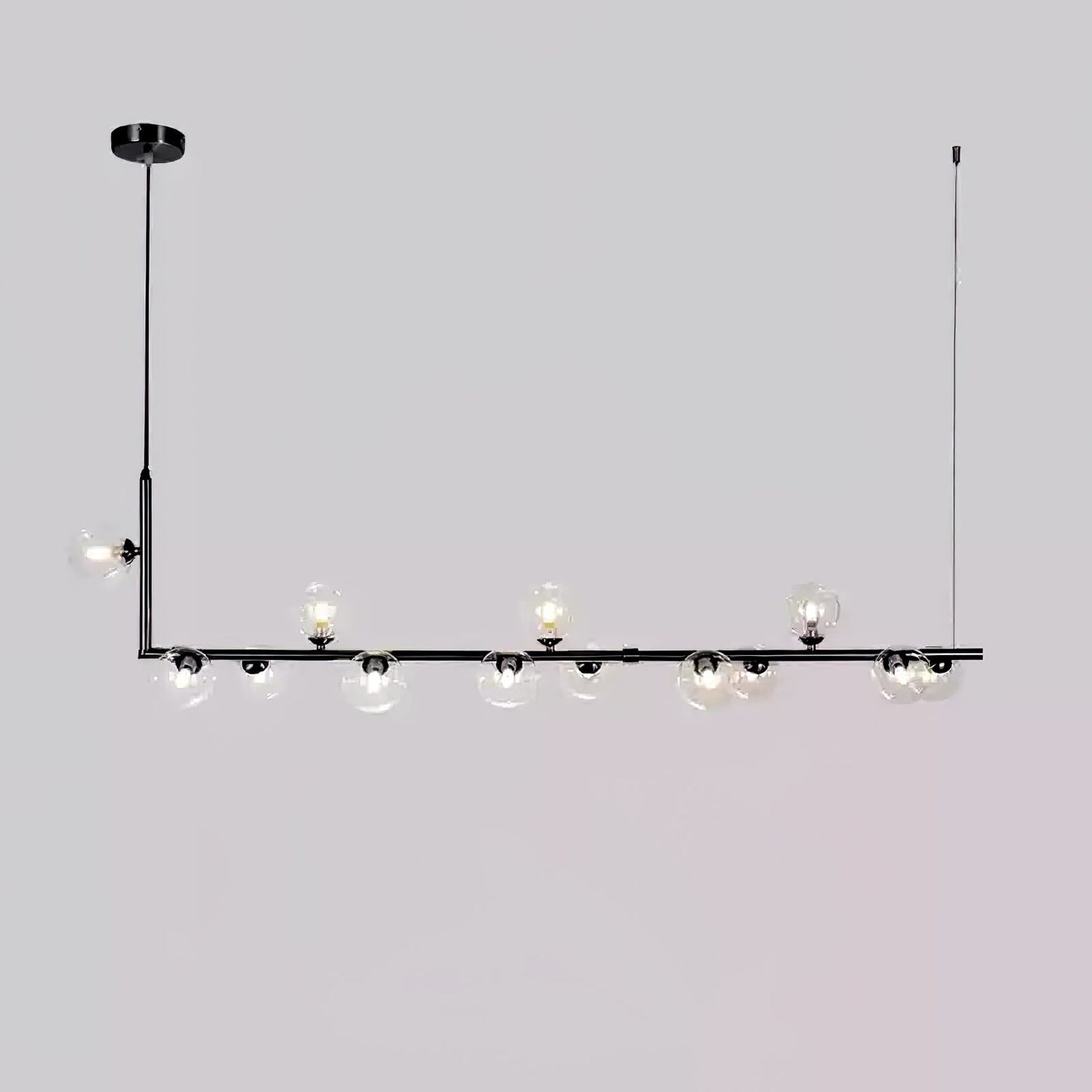 Air 73 Glass Pendant Lamp - Modern Design with Adjustable Height & LED
