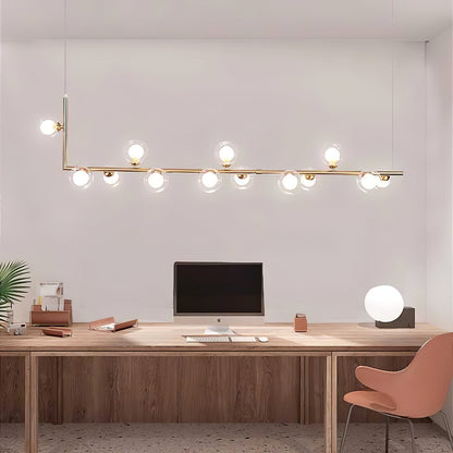 Air 73 Glass Pendant Lamp - Modern Design with Adjustable Height & LED