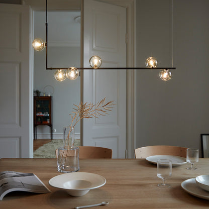 Air 73 Glass Pendant Lamp - Modern Design with Adjustable Height & LED