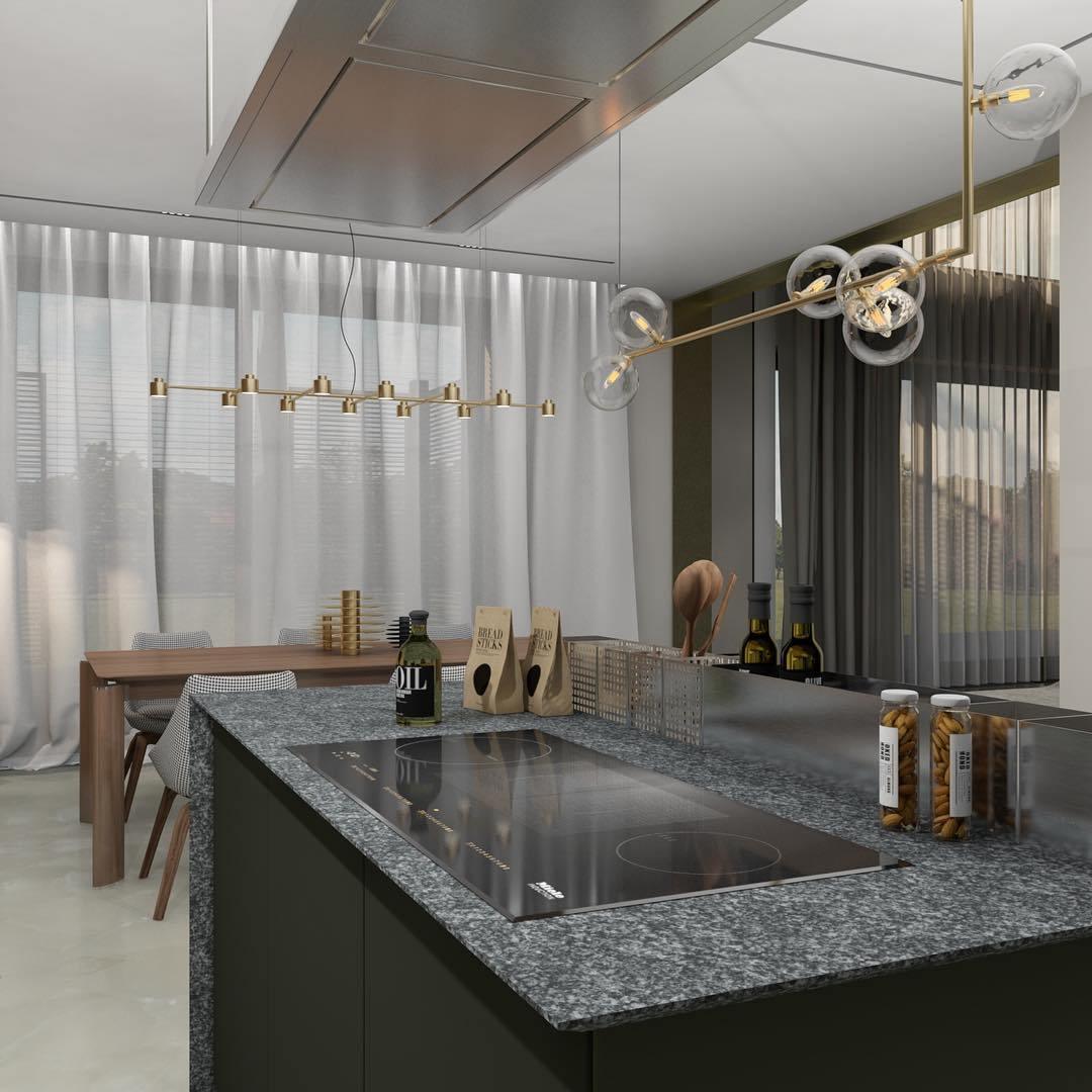 Air 73 Glass Pendant Lamp - Modern Design with Adjustable Height & LED