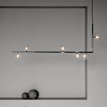 Air 73 Glass Pendant Lamp - Modern Design with Adjustable Height & LED