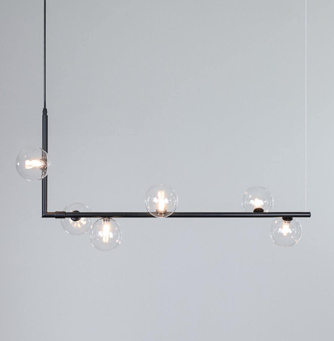 Air 73 Glass Pendant Lamp - Modern Design with Adjustable Height & LED