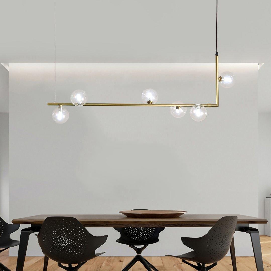 Air 73 Glass Pendant Lamp - Modern Design with Adjustable Height & LED