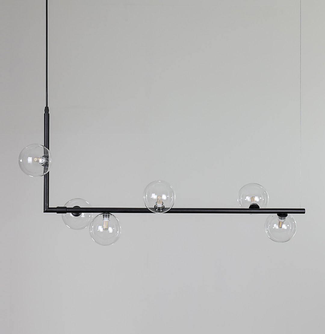 Air 73 Glass Pendant Lamp - Modern Design with Adjustable Height & LED