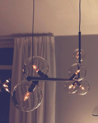 Air 73 Glass Pendant Lamp - Modern Design with Adjustable Height & LED