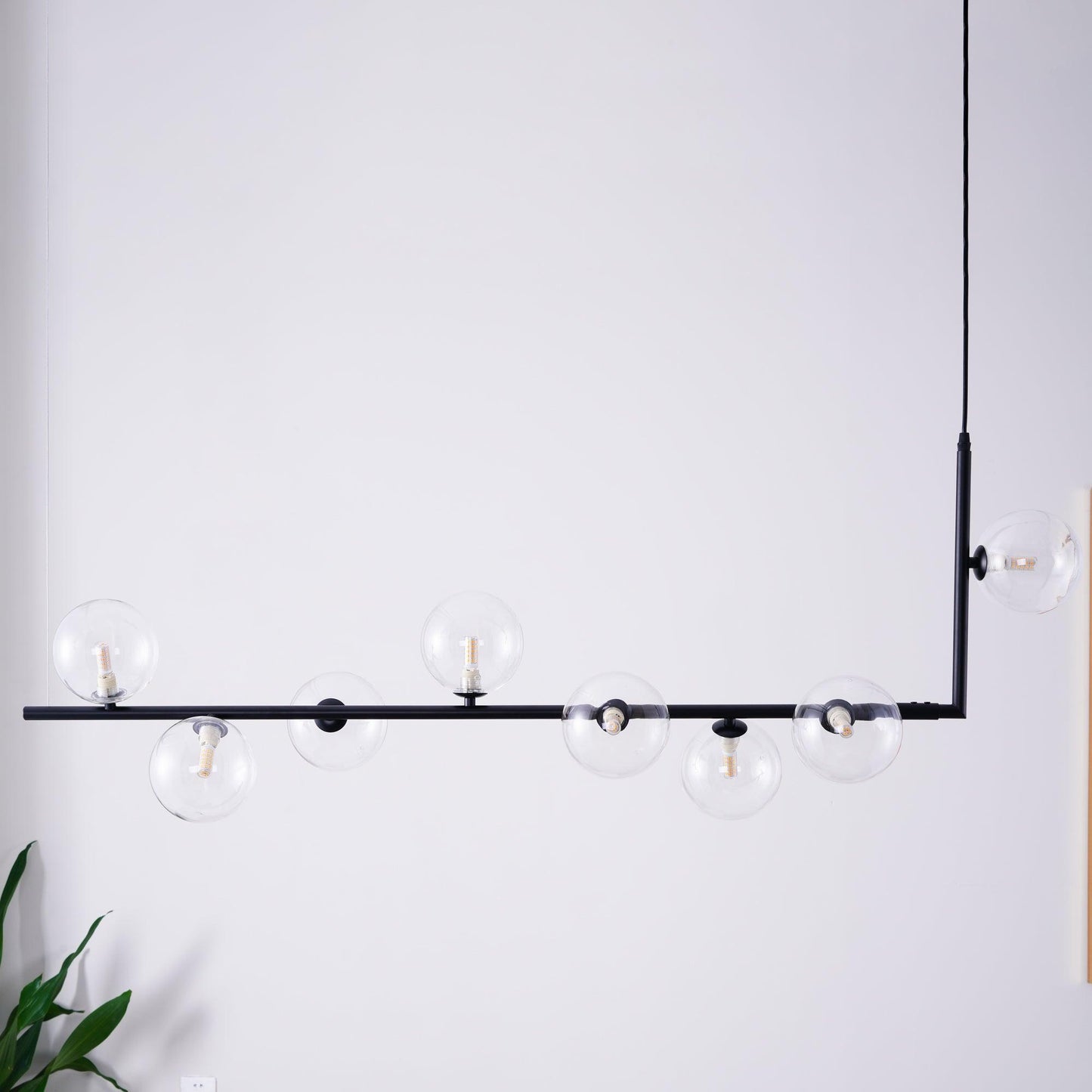 Air 73 Glass Pendant Lamp - Modern Design with Adjustable Height & LED