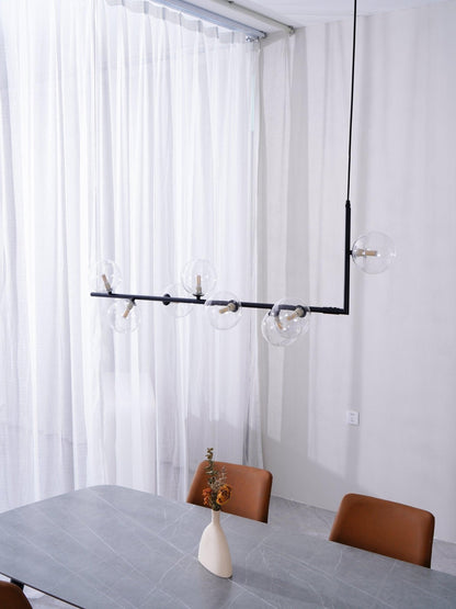 Air 73 Glass Pendant Lamp - Modern Design with Adjustable Height & LED
