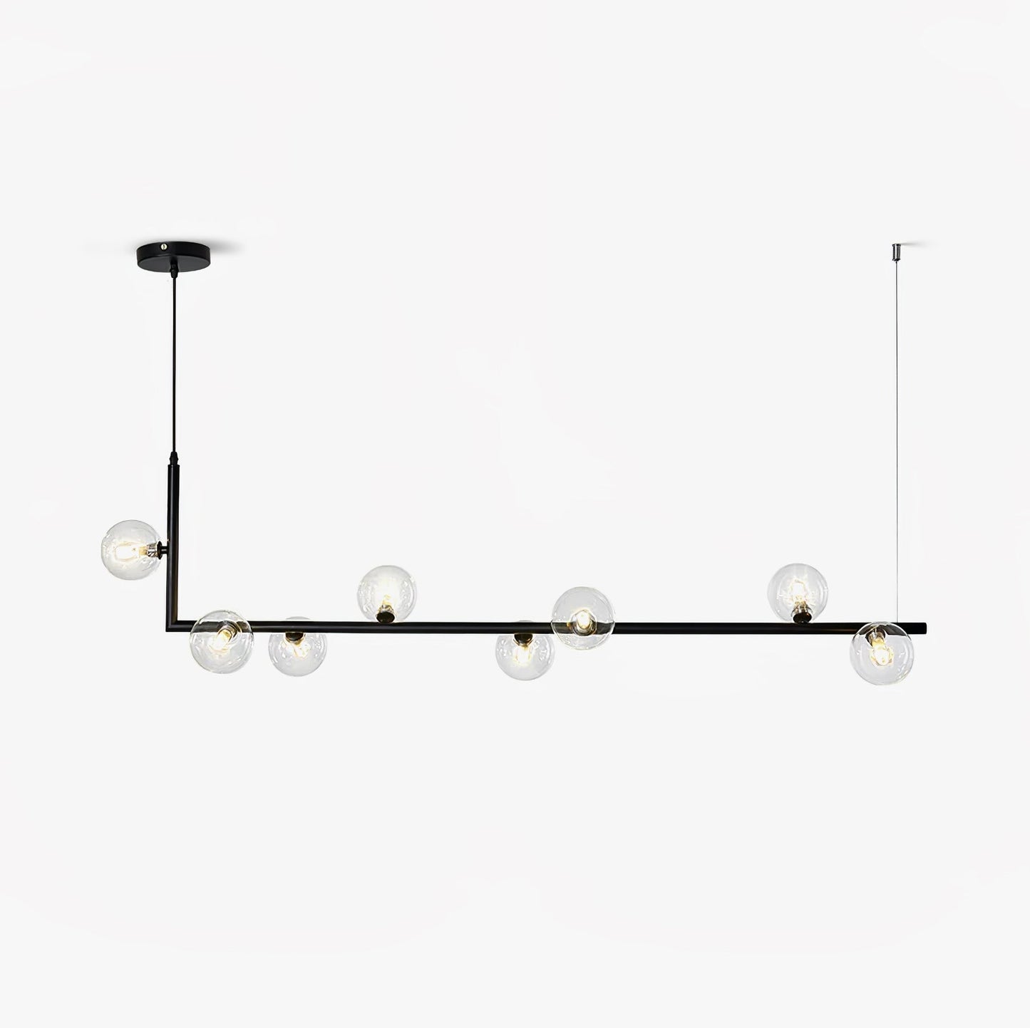 Air 73 Glass Pendant Lamp - Modern Design with Adjustable Height & LED