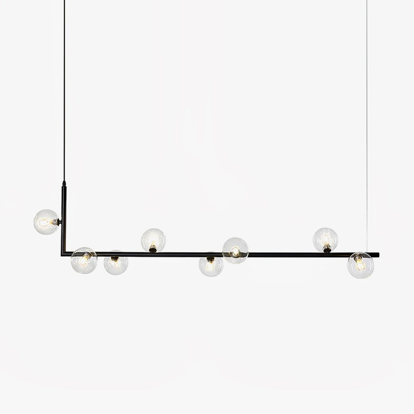 Air 73 Glass Pendant Lamp - Modern Design with Adjustable Height & LED